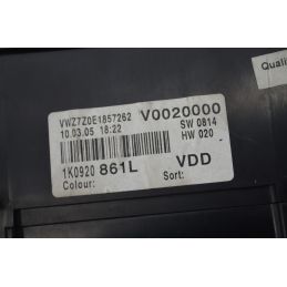 Strumentazione Contachilometri Completa Volkswagen Golf V Dal 2003 al 2009 Cod V0020000  1762425116689
