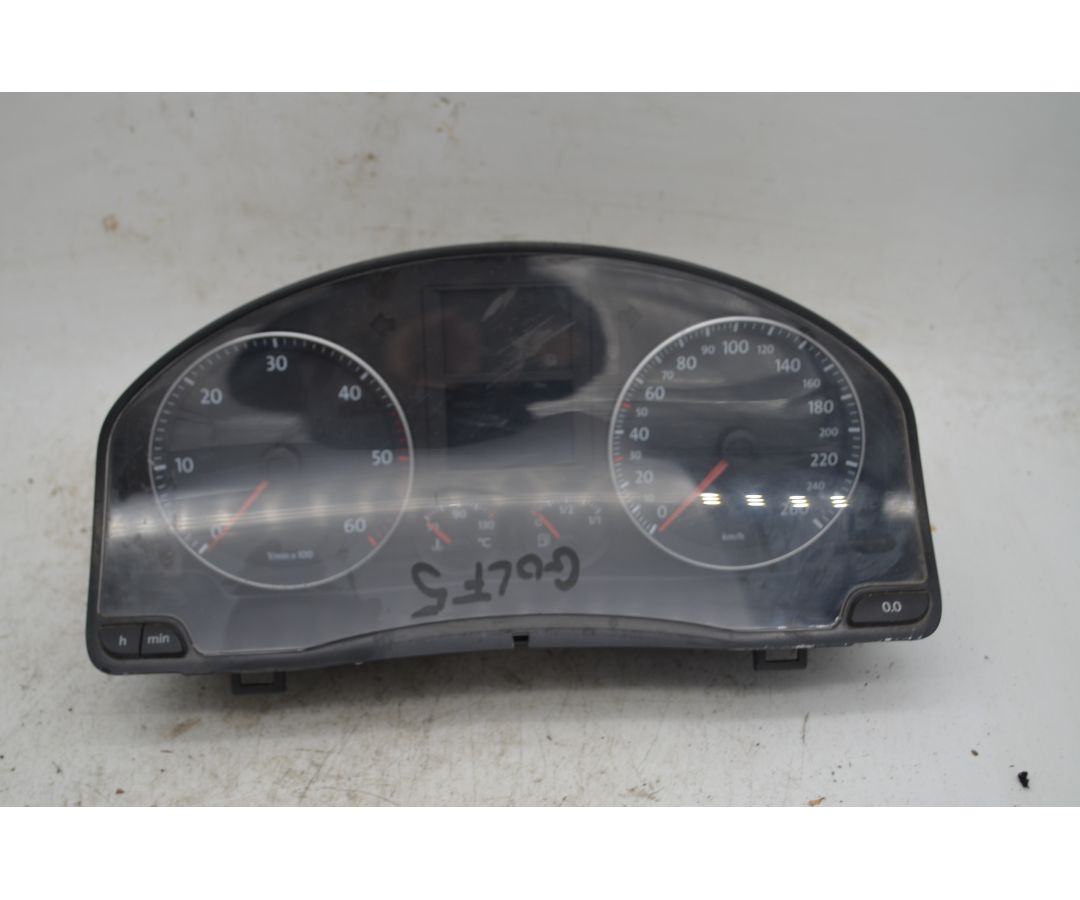 Strumentazione Contachilometri Completa Volkswagen Golf V Dal 2003 al 2009 Cod V0003000  1762427590814