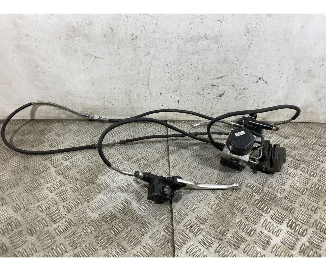 Impianto Frenante Anteriore Con Pompa Freno Posteriore e Pompa ABS Piaggio Vespa GTS 300 ABS Dal 2014 Al 2016 Cod 1C001630  1...