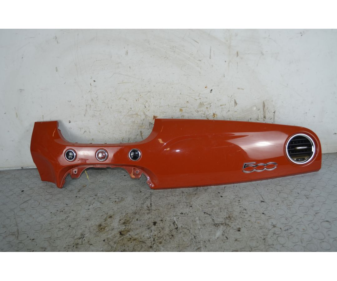 Rivestimento Cruscotto Centrale + Pulsantiera Multifunzione Fiat 500 Dal 2007 al 2015 Cod 51803289  1763538796447