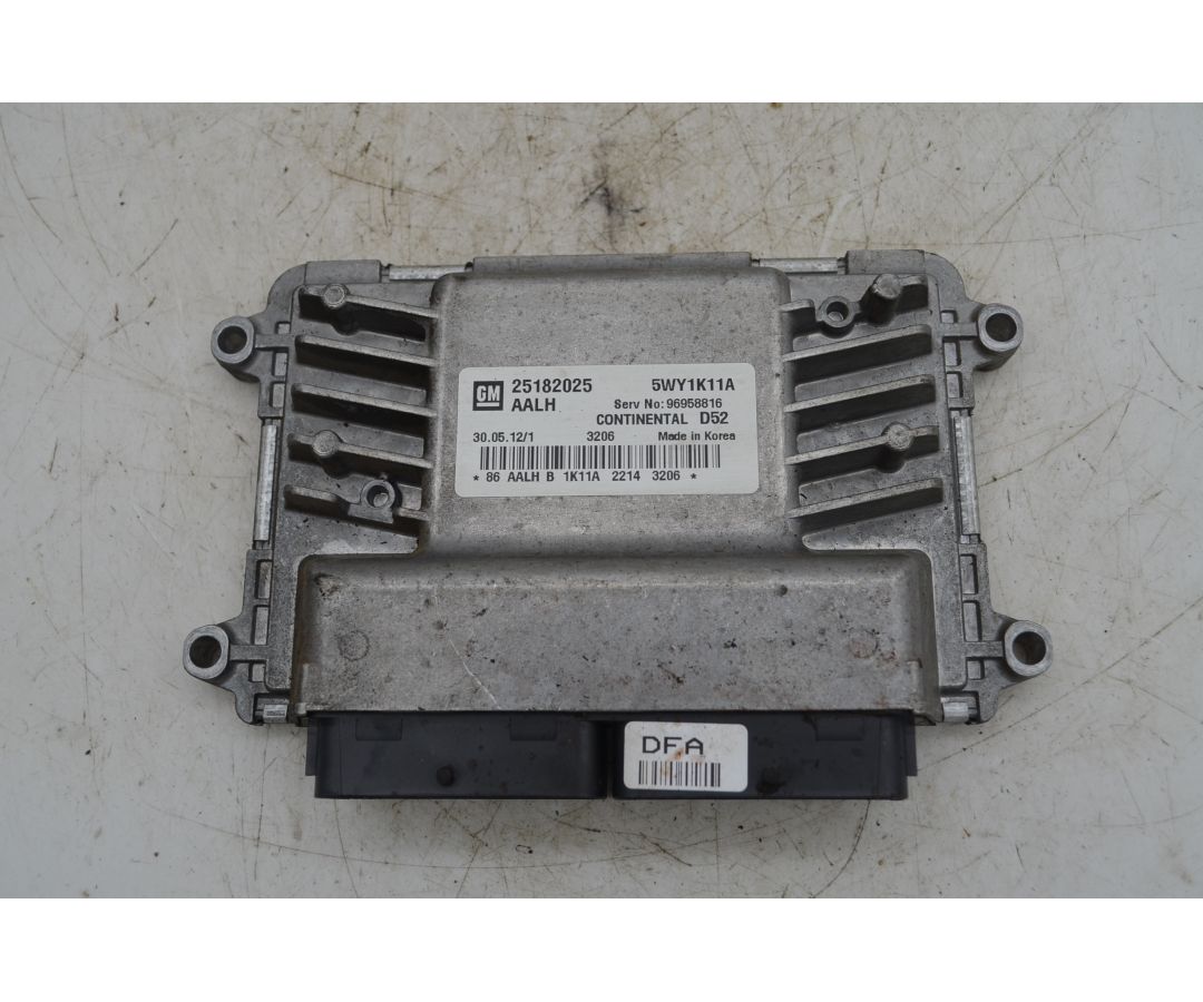 Centralina ECU Chevrolet Spark Dal 2009 al 2016 Cod 25182025  1763551414724