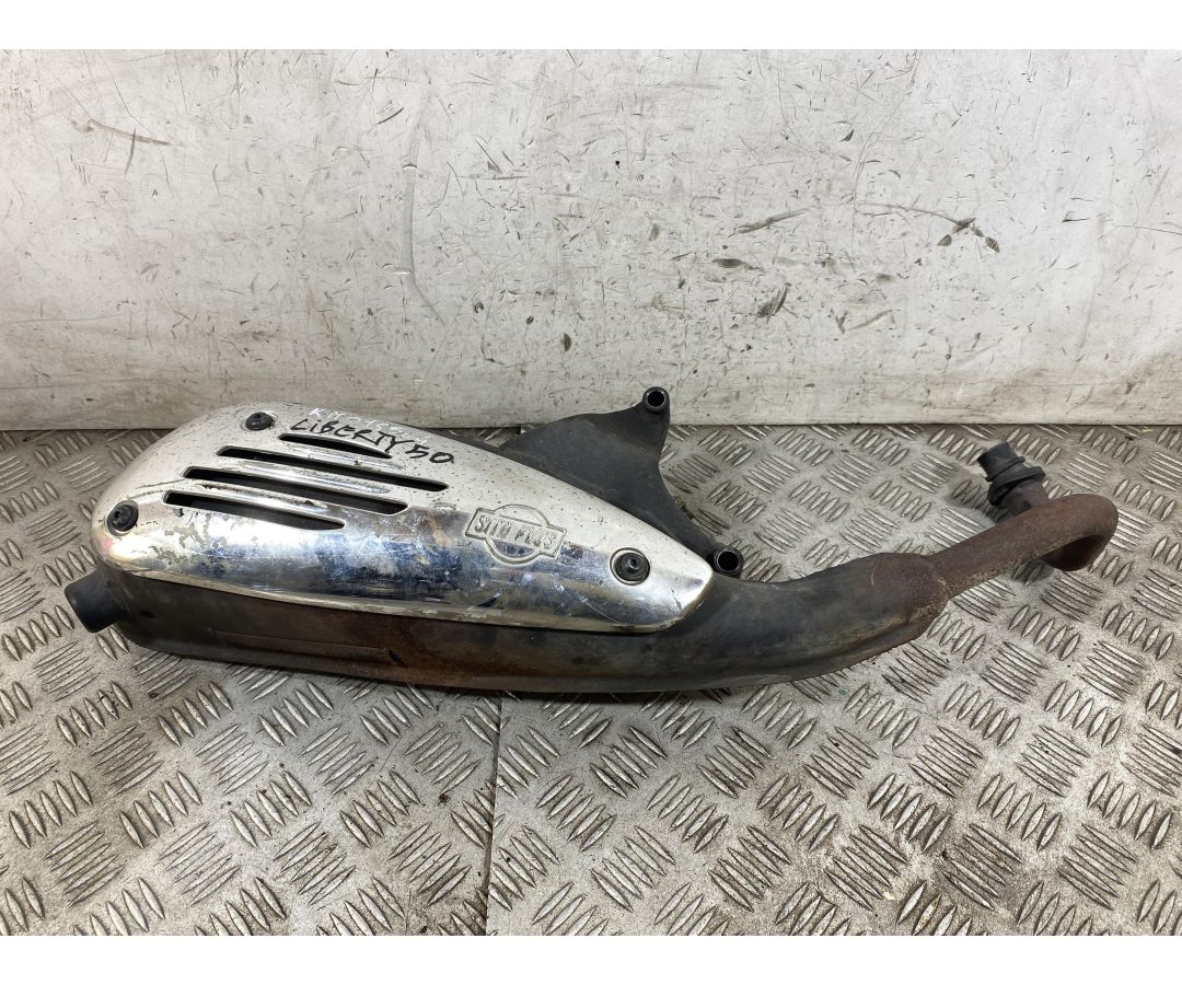 Marmitta Terminale Di Scarico Piaggio Liberty 50 dal 1997 al 2005  1763628526824