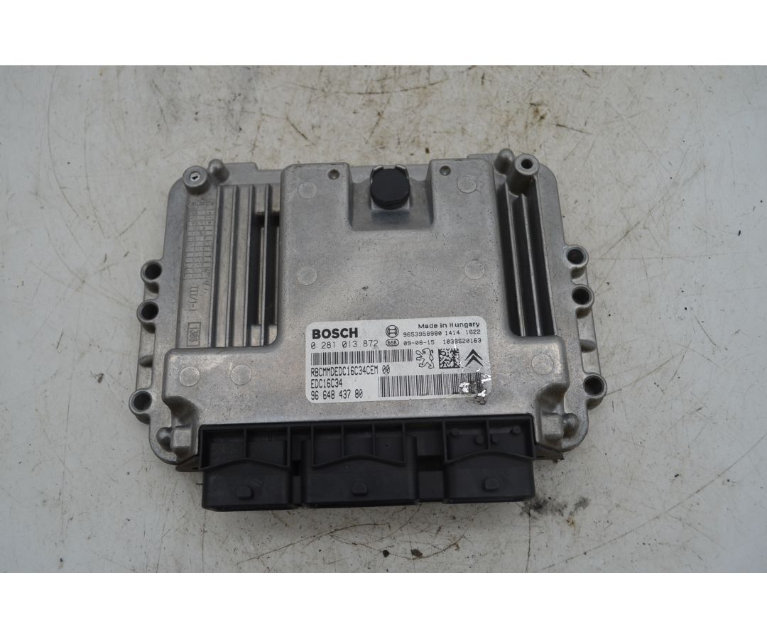 Centralina ECU Peugeot 308 dal 2007 al 2014 Cod 0281013872  1763722847955