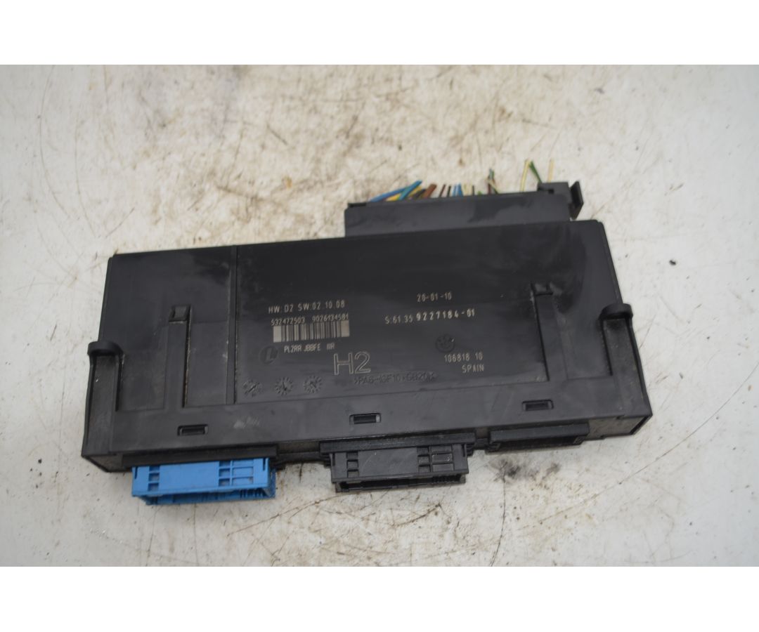 Centralina Comfort BMW Serie 1 E87 Dal 2004 al 2013 Cod 9227184-01  1763990123867