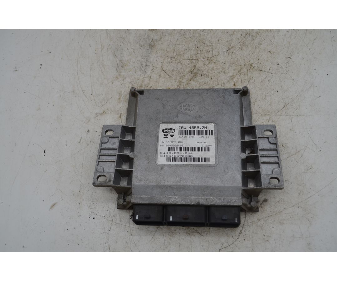 Centralina ECU Citroen C3 Dal 2003 al 2009 Cod 9645989480  1764076121777