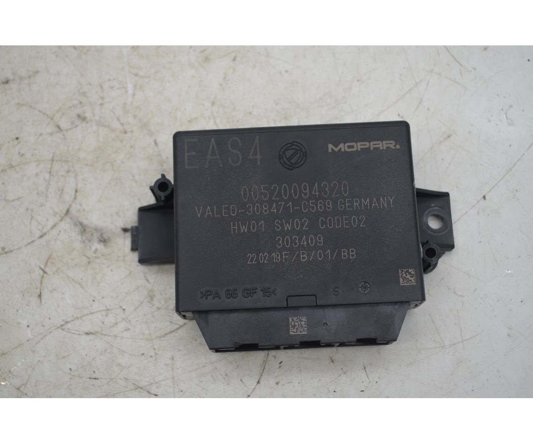 Centralina Sensori Parcheggio Posteriore Fiat 500 Dal 2015 al 2024 Cod 00520094320  1764164109267