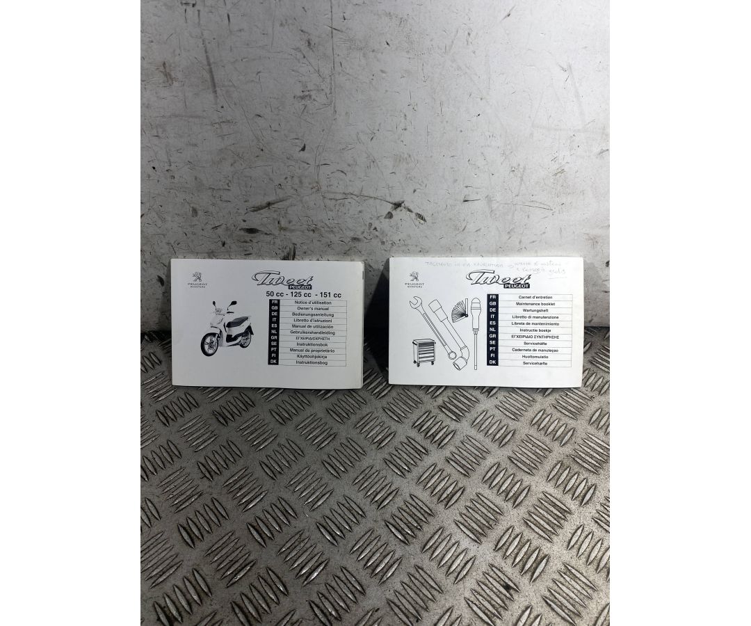Libretto Uso E Manutenzione Peugeot Tweet 125 / 150 dal 2017 al 2020  1764234488476
