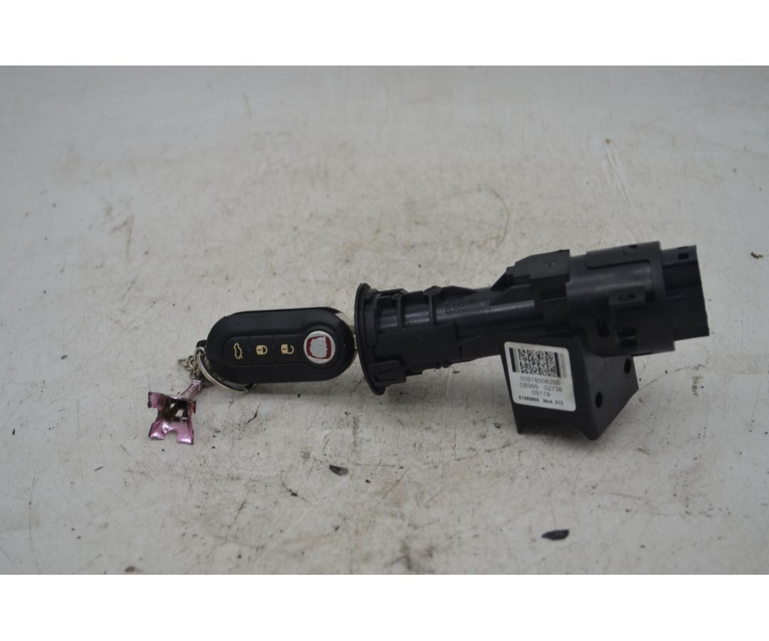 Blocchetto chiave avviamento Fiat Panda 312 Dal 2012 al 2018 Cod 00518006280  1764241244706