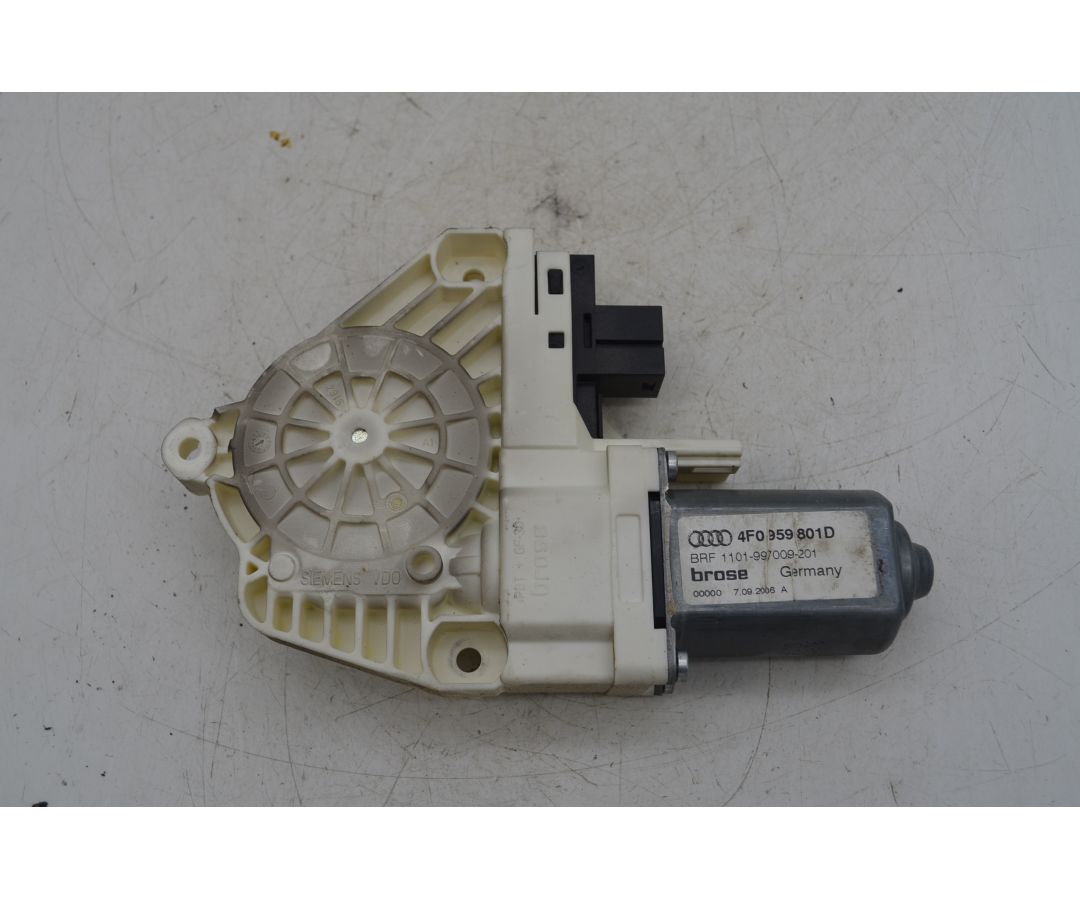 Motorino Alzacristalli Anteriore SX Audi A6 C6 Dal 2004 al 2009 Cod 4F0959801D  1764323974125