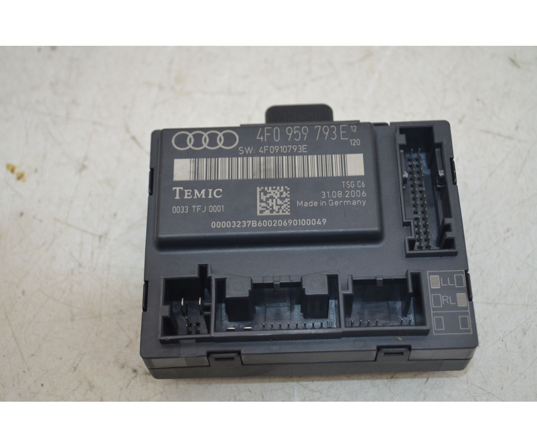 Centralina Portiera Anteriore SX Audi A6 C6 Dal 2004 al 2009 Cod 4F0959793E  1764324362044