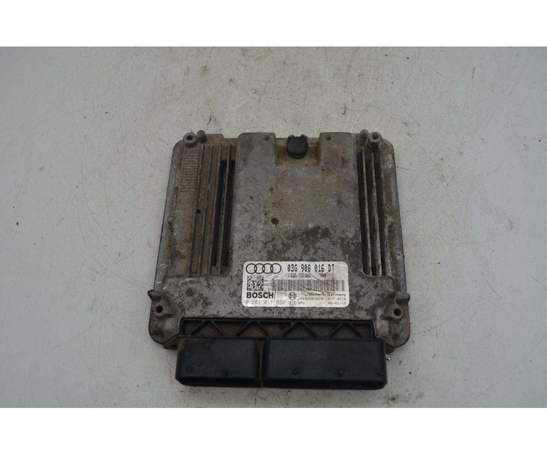 Centralina ECU Audi A3 8P dal 2003 al 2013 Cod 03G906016DT/0281011892  1764673567022