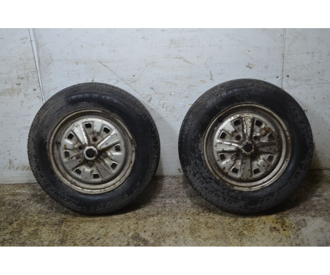 Coppia di cerchi e gomme Autobianchi A112 ABARTH Misura 135/80 R13 70T  1764685498093