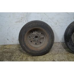 Coppia di cerchi e gomme Autobianchi A112 ABARTH Misura 135/80 R13 70T  1764685498093