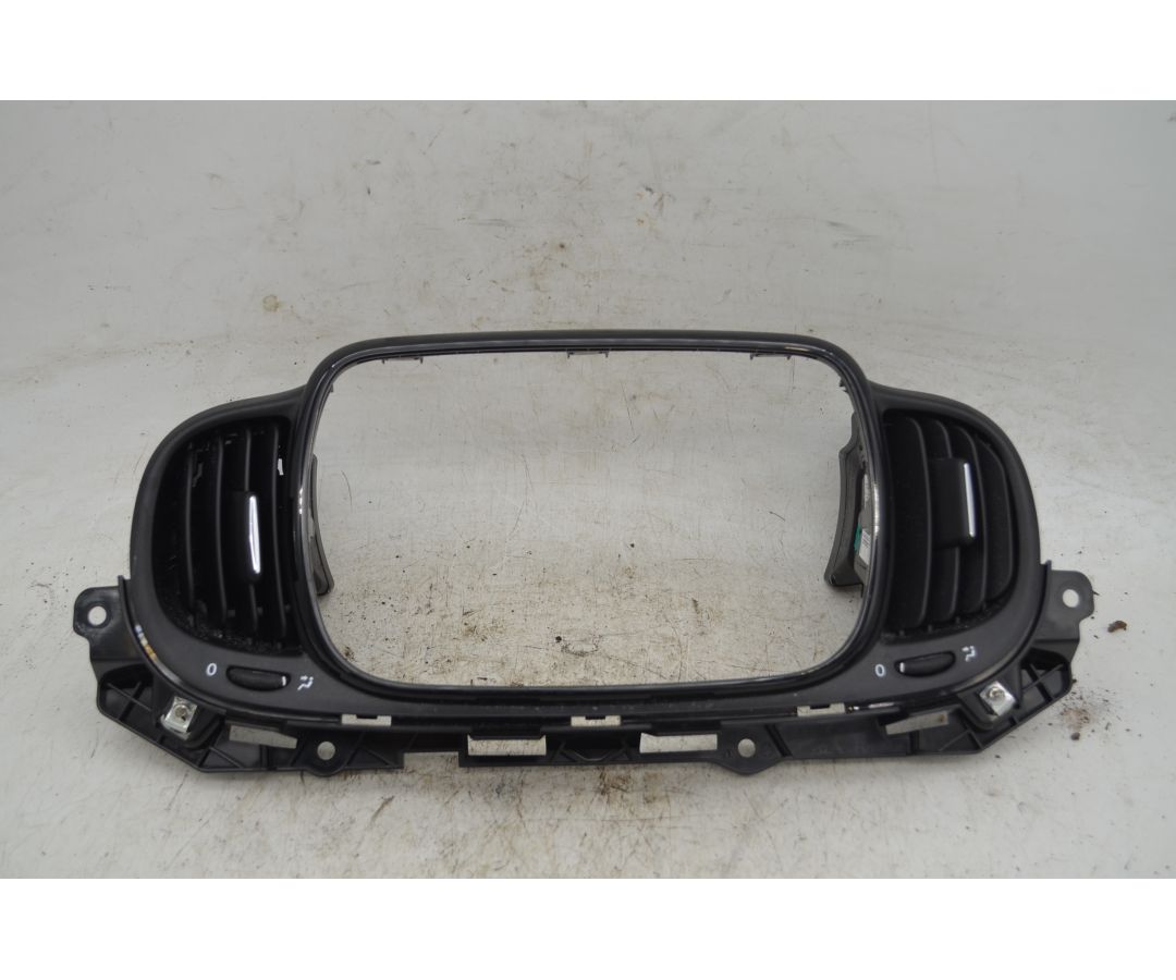 Bocchette Aria Centrali + Cornice Rivestimento Display Fiat 500 Dal 2015 al 2024 Cod 735629541  1764751531686