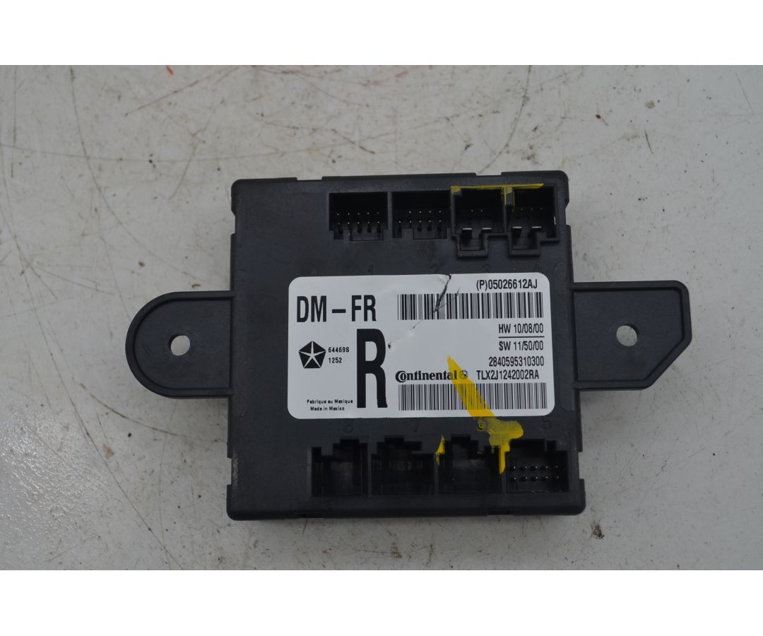 Centralina Porta Anteriore DX Fiat Freemont dal 2011 al 2015 Cod P05026612AJ  1765442213560