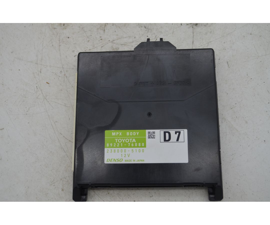 Centralina Comfort Lexus CT200H Dal 2014 al 2020 Cod 89221-76080  1765803571230