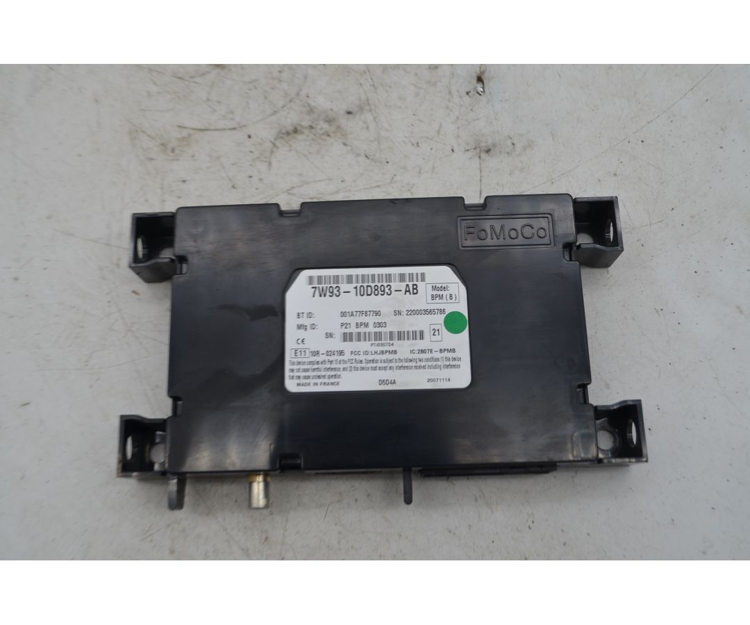 Centralina Bluetooth Jaguar X-Type Dal 2001 al 2010 Cod 7W93-10D893-AB  1765804204885