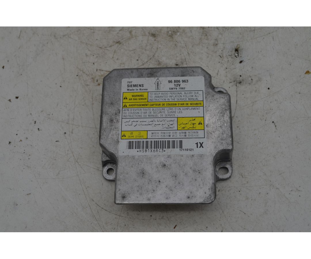 Centralina Airbag Chevrolet Aveo Dal 2006 al 2011 Cod 96806963  1765895451236