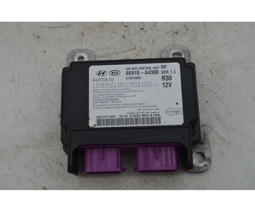Centralina Comando Airbag Kia Carens dal 2013 al 2017 Cod 95910A4300  1767092756930