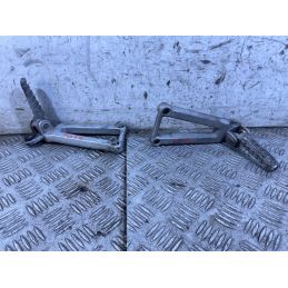 Coppia Pedane Poggiapiedi Passeggero Cagiva Mito 125 Dal 1992 Al 1996  1767950565087