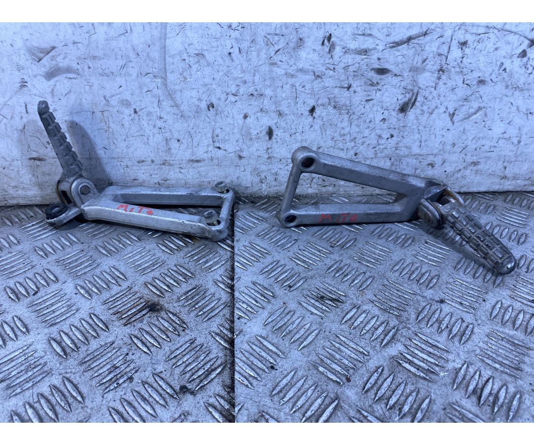 Coppia Pedane Poggiapiedi Passeggero Cagiva Mito 125 Dal 1992 Al 1996  1767950565087