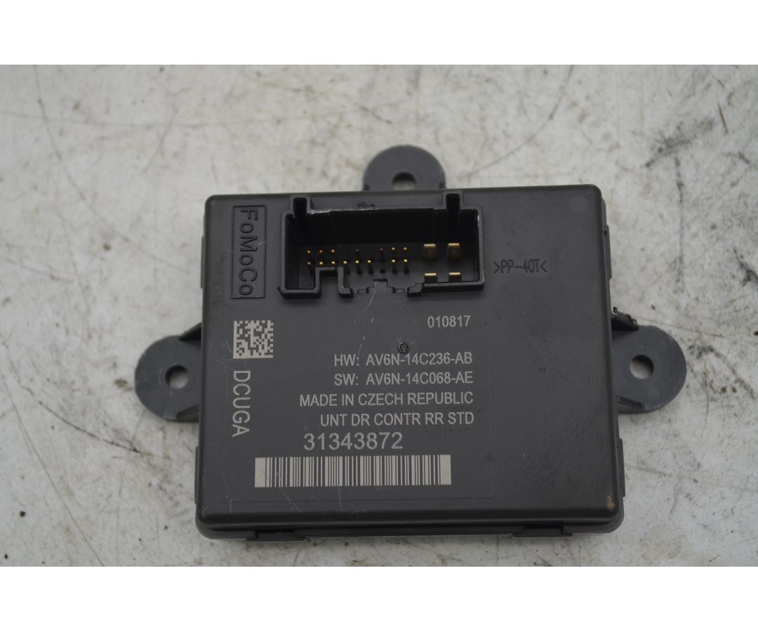 Centralina porta posteriore DX Volvo V50 Dal 2003 al 2012 Cod 31343872  1768304198029