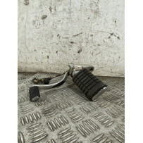 Pedana Poggiapiedi Anteriore Destra DX Con Leva Cambio Honda VF 750 Custom Dal 1985 Al 2001  1768315426425