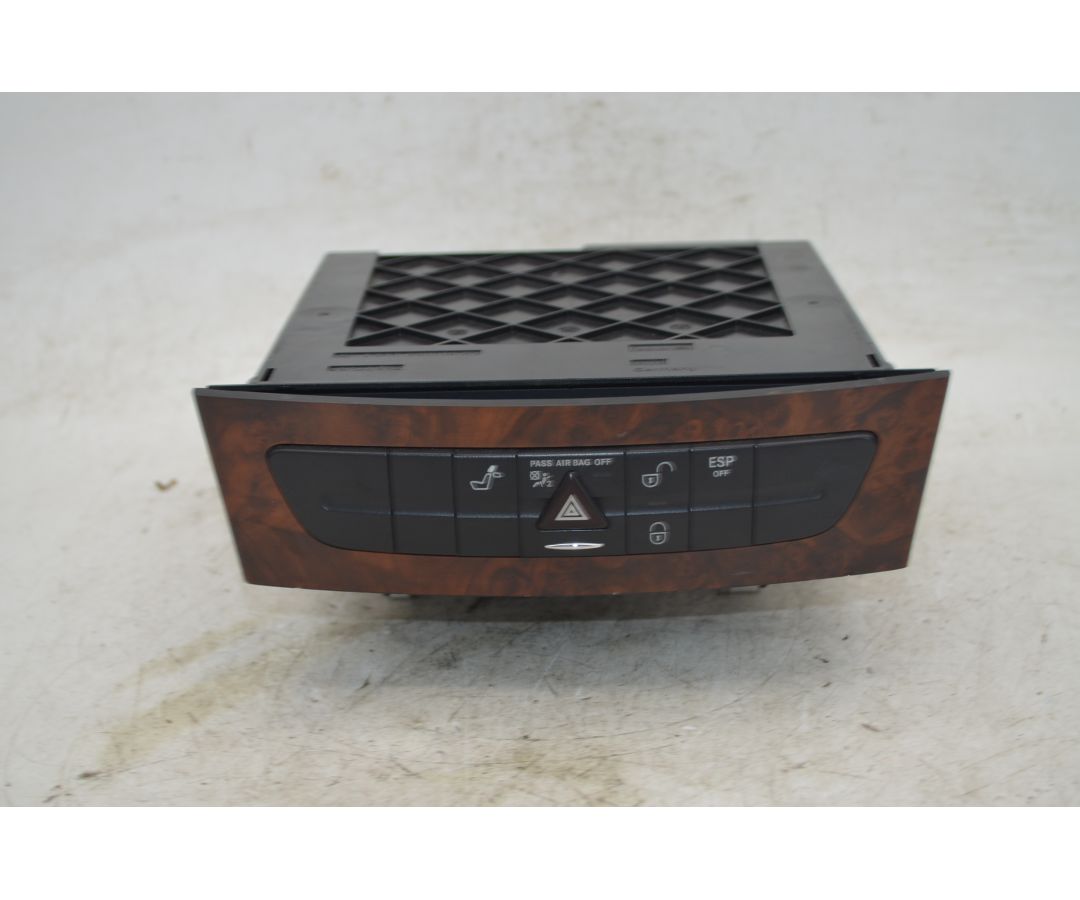 Pulsantiera Multifunzione Centrale Cruscotto Mercedes Classe E W211 dal 2002 al 2009 Cod A2116800552  1768815128393