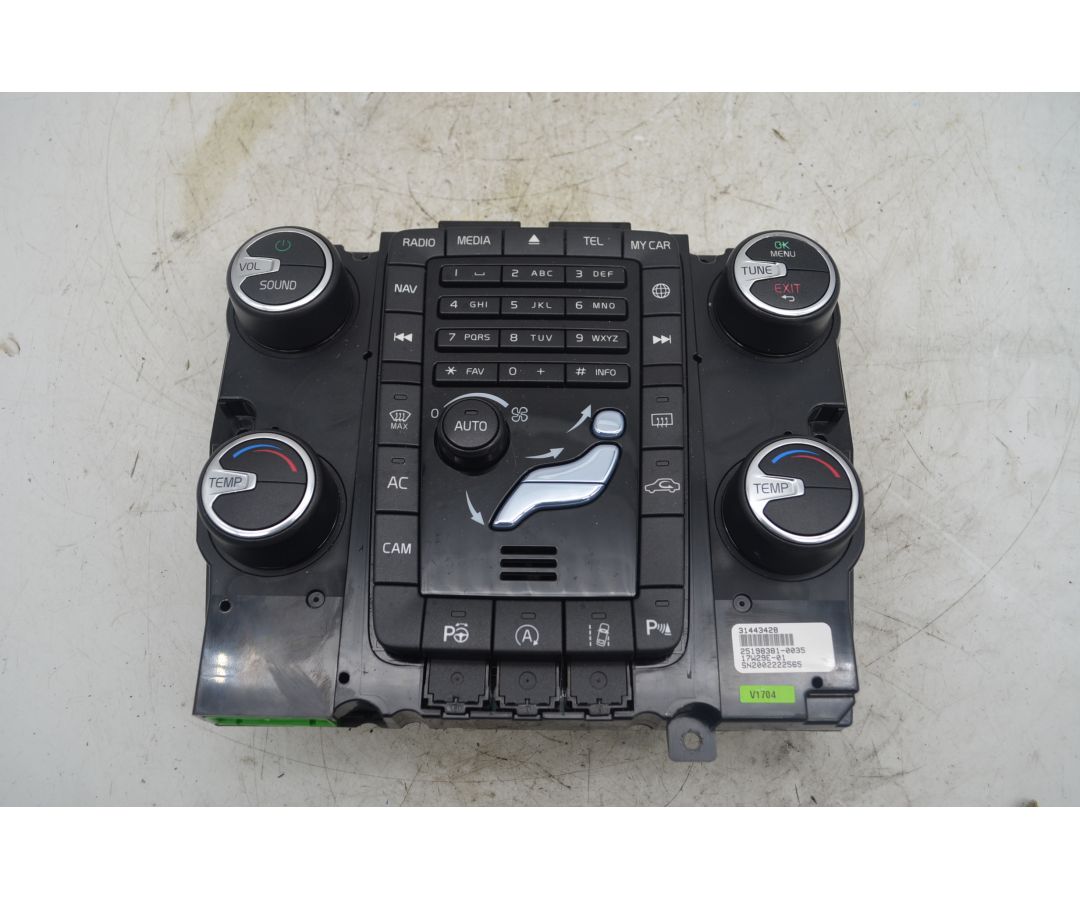 Blocco comandi Multifunzione Volvo V60 dal 2010 al 2018 Cod 251983810035  1768821291708