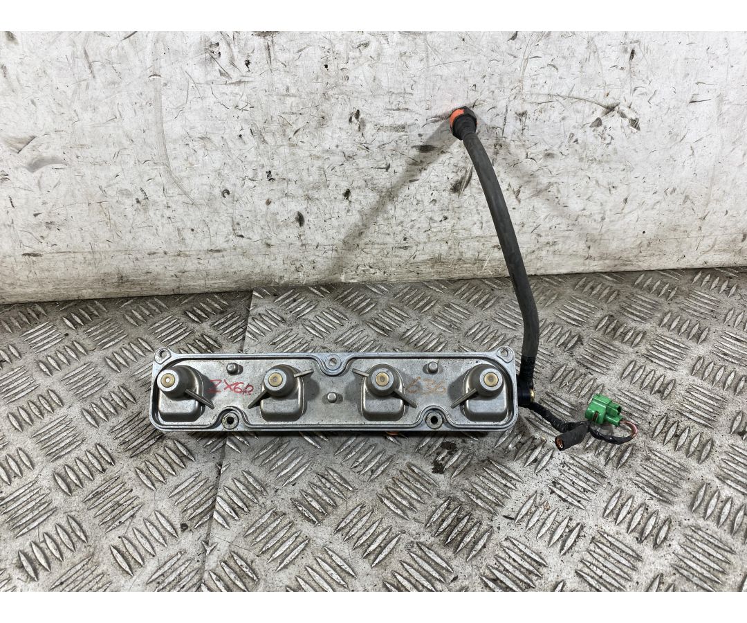 Rail Guida Iniettori Con Iniettori Kawasaki Ninja 636 ZX-6R Dal 2005 al 2006  1768834516669