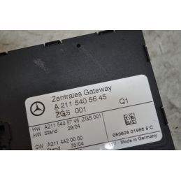 Centralina Gateway Centrale Mercedes Classe E W211 dal 2002 al 2009 Cod A2115405645  1768899590567
