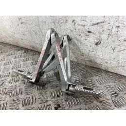 Coppia Pedane Poggiapiedi Passeggero TM Moto EN 125 2T Dal 2020 Al 2025  1768904048168