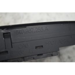 Pulsantiera alzacristalli anteriore SX Volkswagen Golf VI Dal 2008 al 2014 Cod 5K0867255A  1768906951763