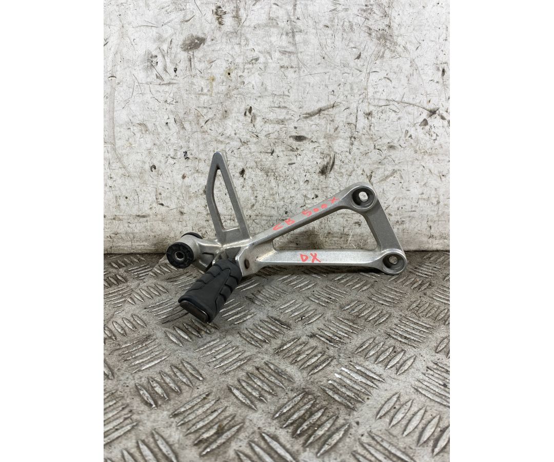 Pedana Poggiapiedi Passeggero Destra DX Honda CB 500 X ABS Dal 2016 Al 2017  1768989919322
