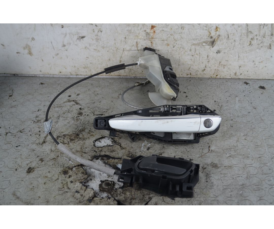 Serratura Anteriore SX + Maniglia Interna ed Esterna Citroen Berlingo dal 2008 al 2018 Cod 96555515XT  1769074952859