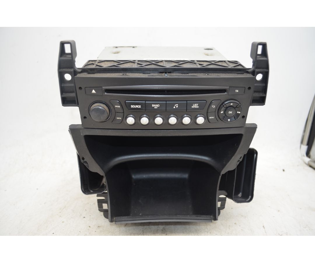 Autoradio + Cornice Rivestimento Citroen DS3 Dal 2009 al 2016 Cod 98041626XT01  1769434411347