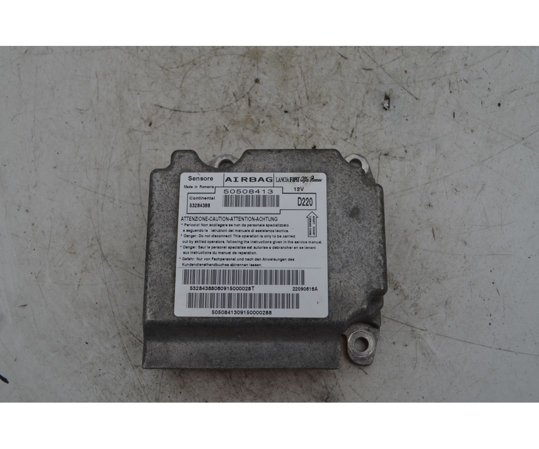 Centralina Airbag Alfa Romeo MiTo dal 2008 al 2018 Cod 50508413  1769506887681