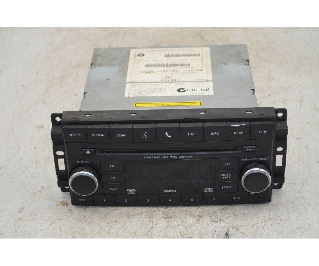 Autoradio Jeep Compass Dal 2011 al 2015 Cod 05064955ah  1770039324611