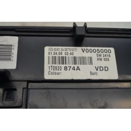 Strumentazione Contachilometri Completa Volkswagen Touran Dal 2003 al 2010 Cod 1T0920874A  1770909499494
