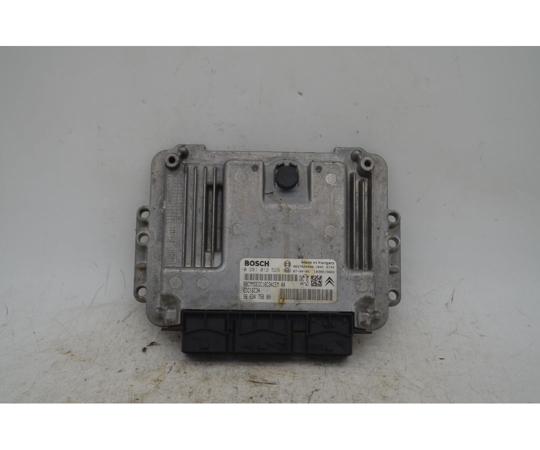 Centralina ECU Peugeot 207 Dal 2006 al 2009 Cod 0281012529  1770976537976