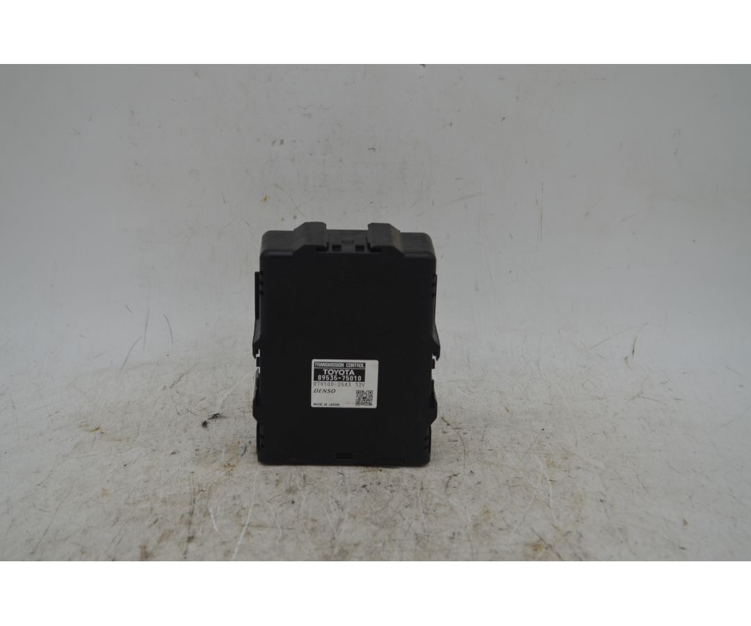 Centralina cambio automatico Toyota Auris Dal 2007 al 2012 Cod 89535-75010  1771240590932