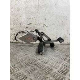 Pedana Poggiapiedi Destra DX Con Pedivella Freno Yamaha Fazer 600 FZS Dal 1998 al 2001  1771328279049
