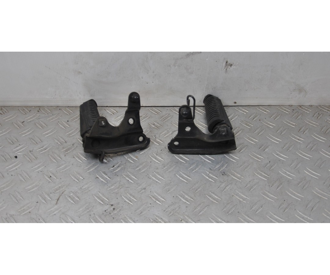 Coppia Pedane Poggiapiedi Passeggero Yamaha Tmax T-Max 500 dal 2004 al 2007  1626951182757