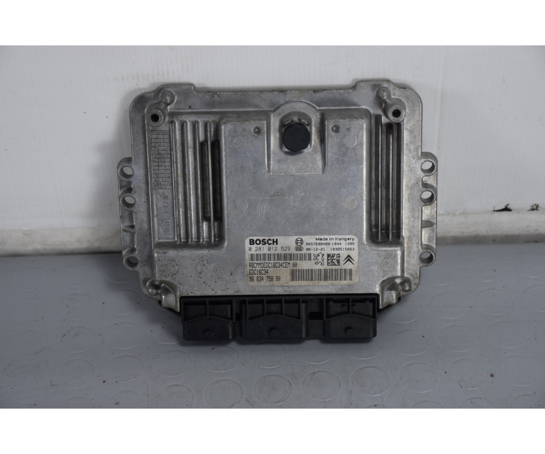 Centralina ECU Peugeot 207 dal 2006 al 2015 Cod 281012529  2411111185223