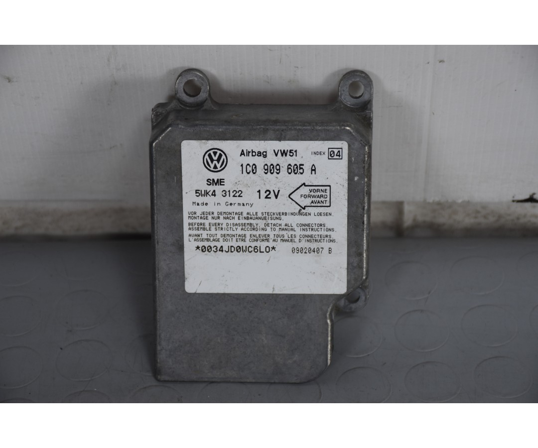 Centralina Airbag Volkswagen Multivan dal 2003 al 2015 Cod 1C0909605A  1631716693607