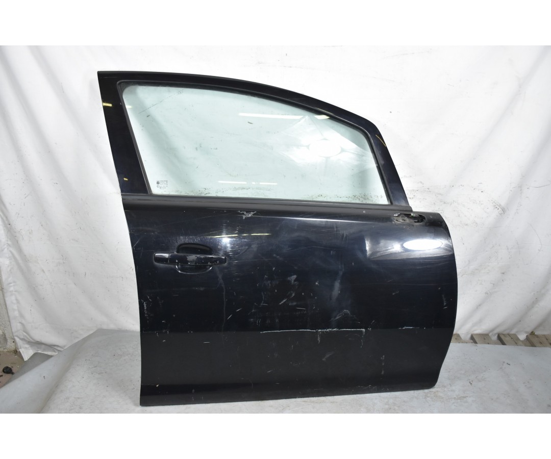 Portiera Sportello Anteriore DX Nera Opel Corsa D 5 Porte dal 2006 al 2014 Cod 93189329  1632405301285
