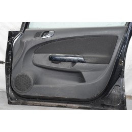 Portiera Sportello Anteriore DX Nera Opel Corsa D 5 Porte dal 2006 al 2014 Cod 93189329  1632405301285