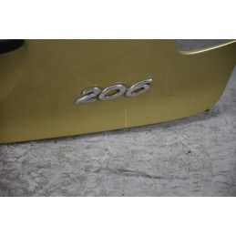 Portellone bagagliaio Posteriore Giallo Peugeot 206 dal 2003 al 2012 Cod 8701R5  1633340139186