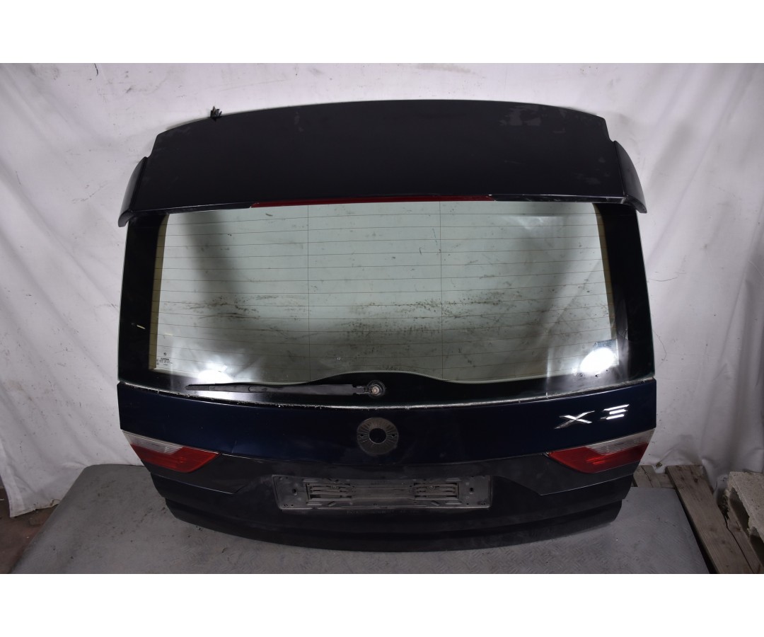 Portellone Bagagliaio Posteriore Blu BMW X3 E83 dal 2004 al 2010 Cod 41003452197  1634043611917
