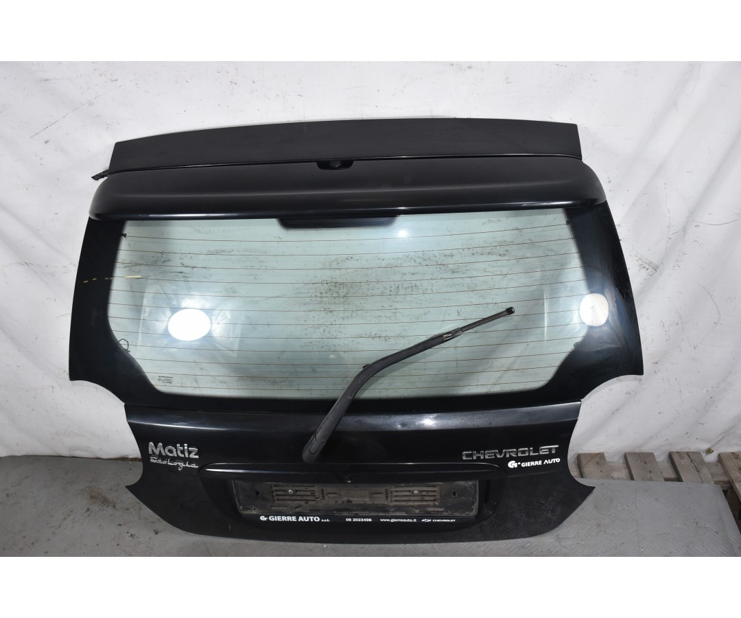 Portellone Bagagliaio Posteriore Nero Chevrolet Matiz dal 2005 al 2010 Cod 96879172  1634045556049